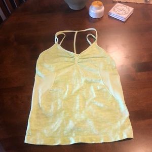 Green Zella tank top